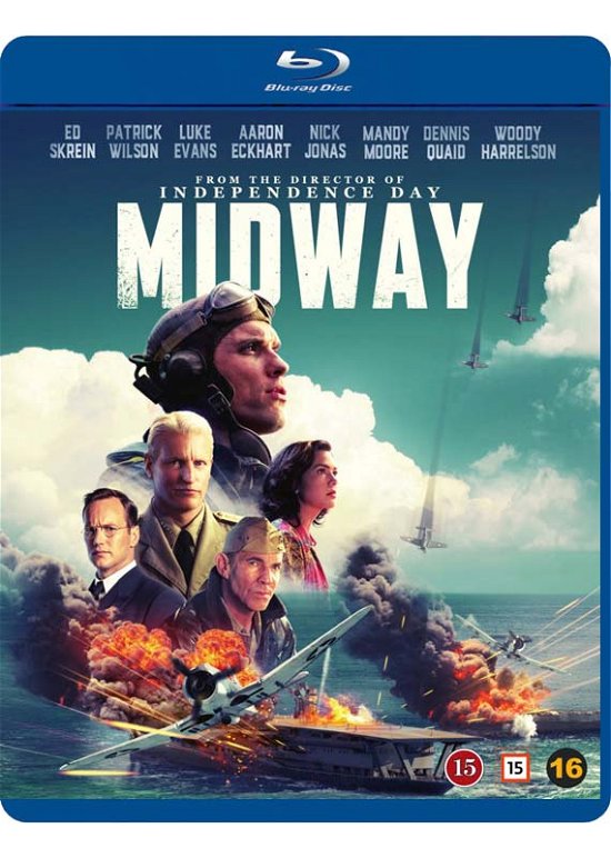 Cover for Luke Evans · Midway (Blu-ray) (2020)