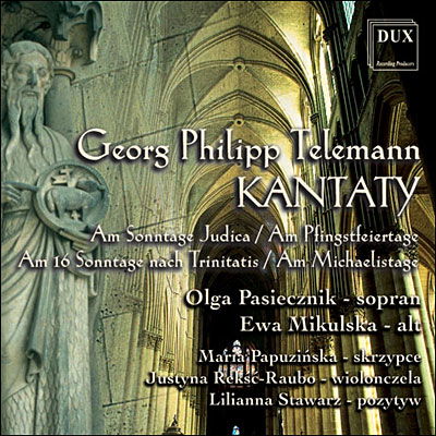 Cantatas 18 33 50 & 64 - Telemann / Pasiecznik / Mikulska - Música - DUX - 5902547002491 - 23 de janeiro de 2001