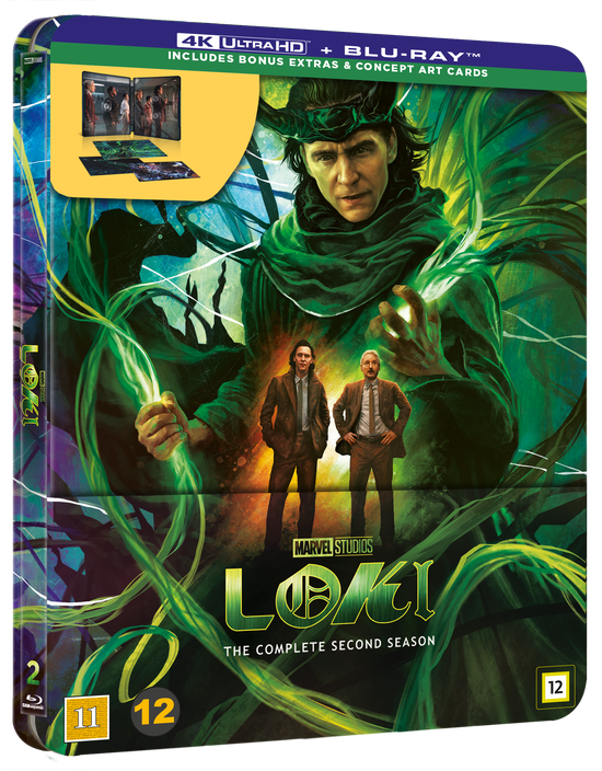 Cover for Marvel · Loki - Season 2 (4K UHD + Blu-ray) [Limited Steelbook edition] (2025)