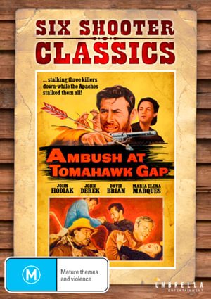 Cover for Brian David Derek John Hodiak John Teal Ray Sears Fred F. · Ambush at Tomahawk Gap (Six Shooter Classics) (DVD) (2022)