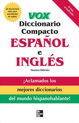 Cover for Vox · Vox diccionario compacto espanol e ingles, 3E  (PB) - VOX Dictionary Series (Paperback Book) (2008)