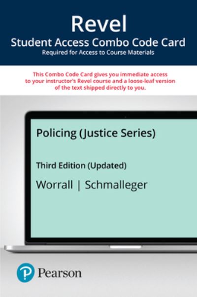 Revel for Policing  -- Combo Access Card - John Worrall - Books - Pearson - 9780135724491 - January 11, 2021