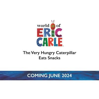 Cover for Eric Carle · The Very Hungry Caterpillar Eats Snacks (Tavlebog) (2024)