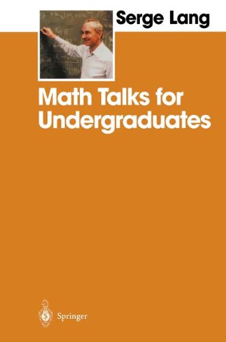 Cover for Serge Lang · Math Talks for Undergraduates (Hardcover Book) [1999 edition] (1999)