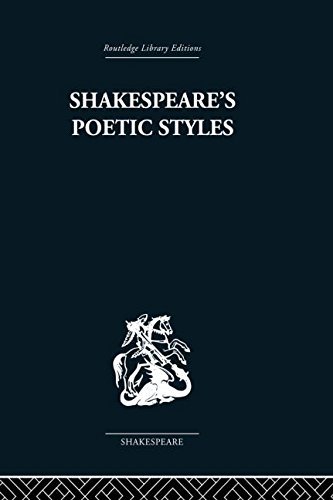 Cover for John Baxter · Shakespeare's Poetic Styles: Verse into Drama (Paperback Bog) [Reprint edition] (2013)