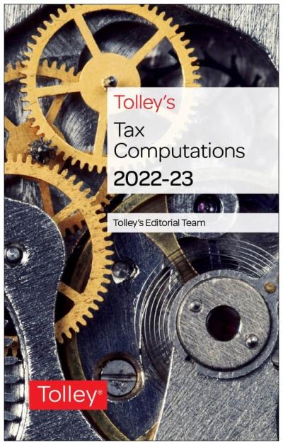 Cover for Walton, Kevin, MA · Tolley's Tax Computations 2022-23 (Paperback Book) (2022)