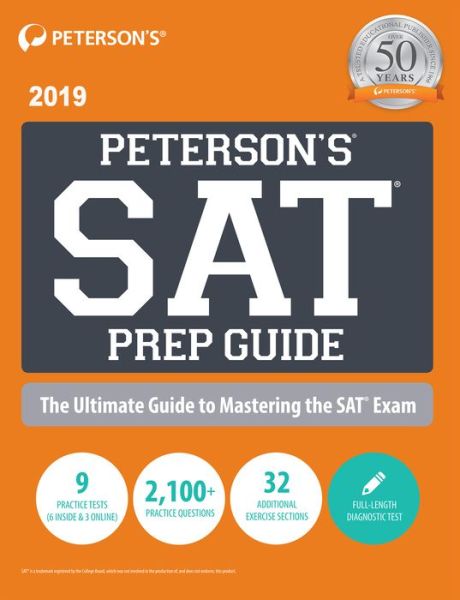 Cover for Peterson's · SAT Prep Guide 2019 (Paperback Book) (2019)