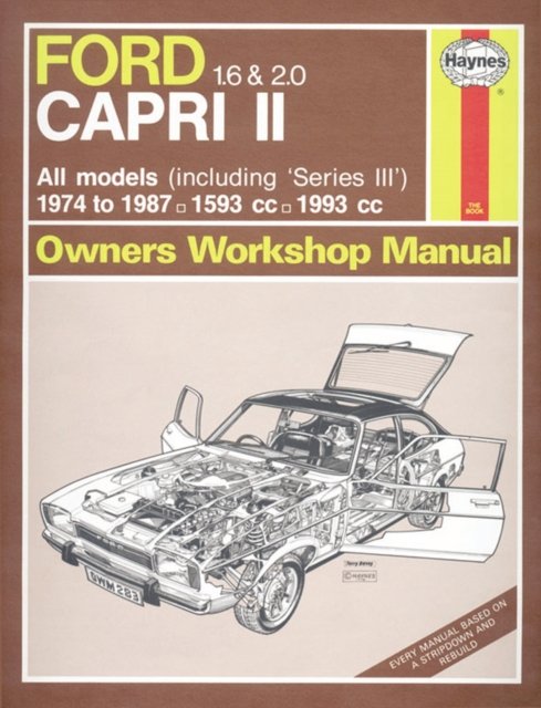 Cover for Haynes Publishing · Ford Capri II (and III) 1.6 &amp; 2.0 (74 - 87) Haynes Repair Manual (Paperback Bog) (2013)