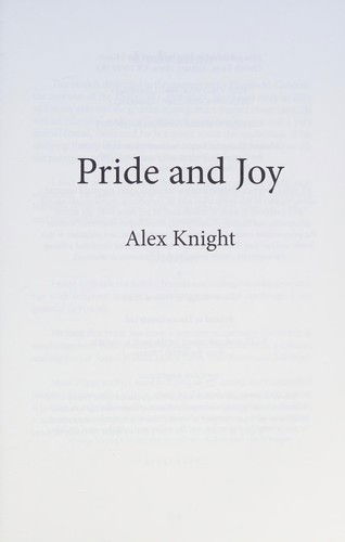 Cover for Alex Knight · Pride and Joy (Paperback Book) (2014)