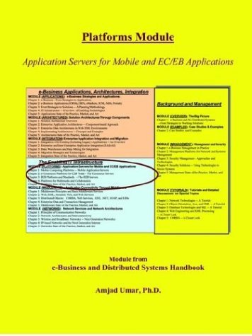 Cover for Amjad Umar · E-Business and Distributed Systems Handbook: Platforms Module (Paperback Book) (2003)