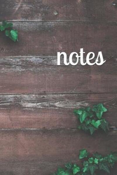 Notes - Malia Nahinu - Boeken - Independently Published - 9781070763491 - 3 juni 2019