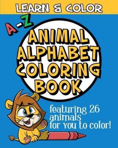 Cover for Flag City Coloring Books · A-Z Animal Alphabet Coloring Book (Pocketbok) (2019)