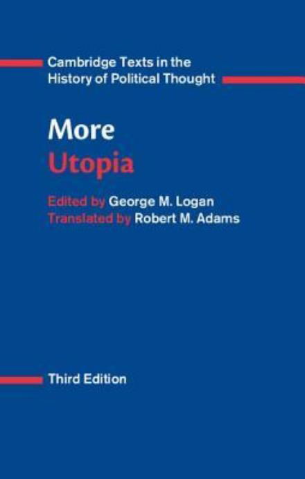 Cover for Thomas More · More: Utopia - Cambridge Texts in the History of Political Thought (Inbunden Bok) [3 Revised edition] (2016)
