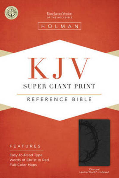 Cover for Broadman &amp; Holman Publishers · Super Giant Print Reference Bible-kjv (Leather Book) [Charcoal Imitation] (2013)