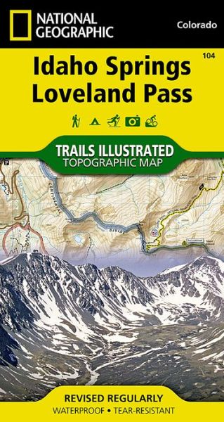 Cover for National Geographic Maps · Idaho Springs / Loveland Pass: Trails Illustrated (Map) (2024)