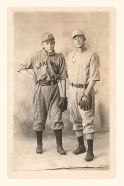 Cover for Found Image Press · Vintage Journal Two Early Baseball Players (Book) (2022)