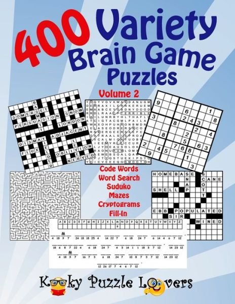 Cover for Kooky Puzzle Lovers · Variety Brain Game Puzzle Book, Volume 2 (Paperback Book) (2020)