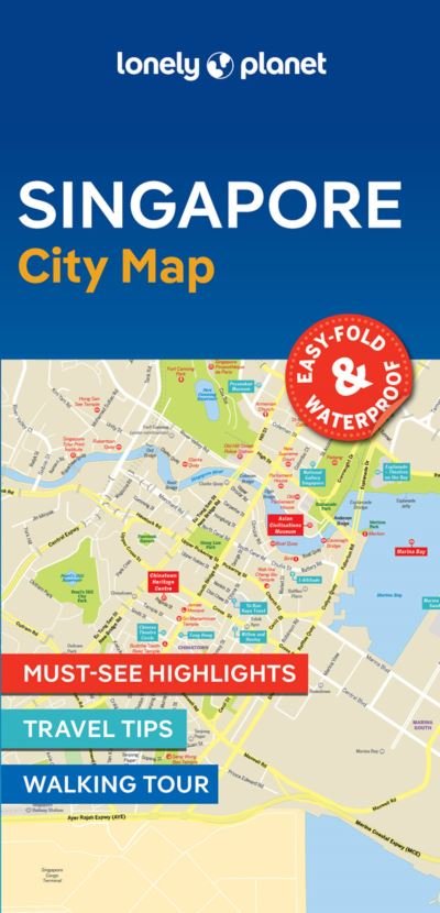 Lonely Planet Singapore City Map - Map - Lonely Planet - Livros - Lonely Planet Global Limited - 9781787016491 - 15 de dezembro de 2023