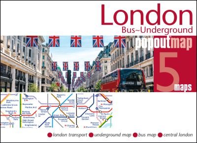 Cover for Popout Map · London Bus and Underground PopOut Map - PopOut Maps (Kartor) (2023)