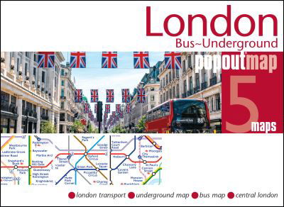 London Bus and Underground PopOut Map - PopOut Maps - Popout Map - Books - Heartwood Publishing - 9781914515491 - January 4, 2023