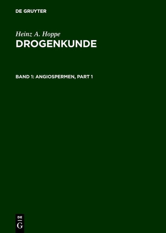 Cover for Heinz A. Hoppe · Angiospermen (Innbunden bok) [8. Aufl. Reprint 2011 edition] (1975)