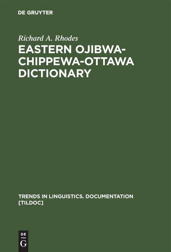 Cover for Rhodes · Eastern Ojibwa-Chippewa-Ottawa D (Buch) (1993)