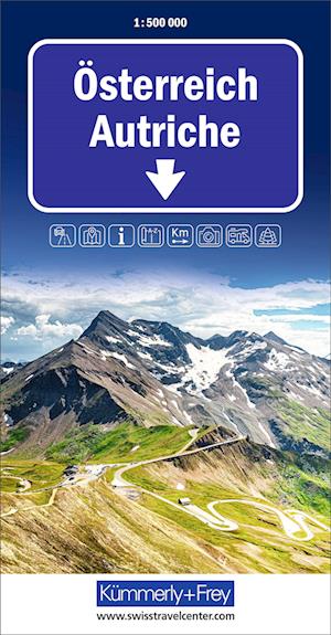 Cover for Austria - Road maps (Map) (2024)