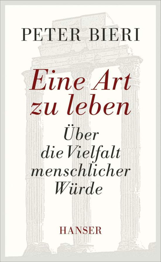 Cover for Bieri · Eine Art zu leben (Buch)