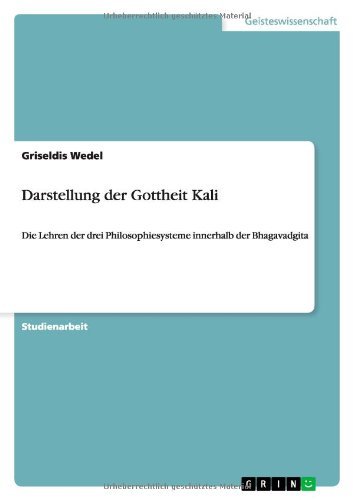 Cover for Wedel · Darstellung der Gottheit Kali (Bog) [German edition] (2009)