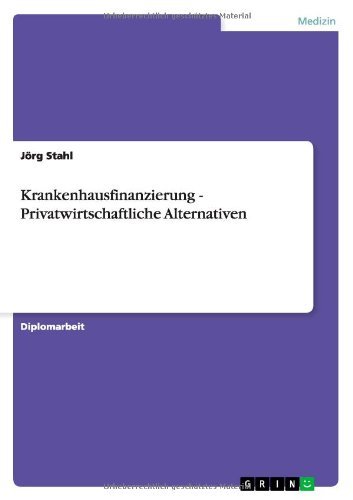 Cover for Stahl · Krankenhausfinanzierung - Privatw (Book) [German edition] (2013)