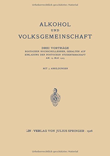 Cover for T H Von Wasielewski · Alkohol Und Volksgemeinschaft (Paperback Bog) [1926 edition] (1926)
