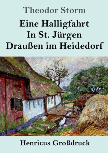 Cover for Theodor Storm · Eine Halligfahrt / In St. Jurgen / Draussen im Heidedorf (Grossdruck) (Taschenbuch) (2019)