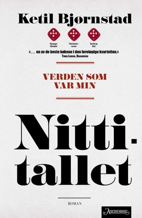 Cover for Ketil Bjørnstad · Verden som var min: nititallet (Innbunden bok) (2018)