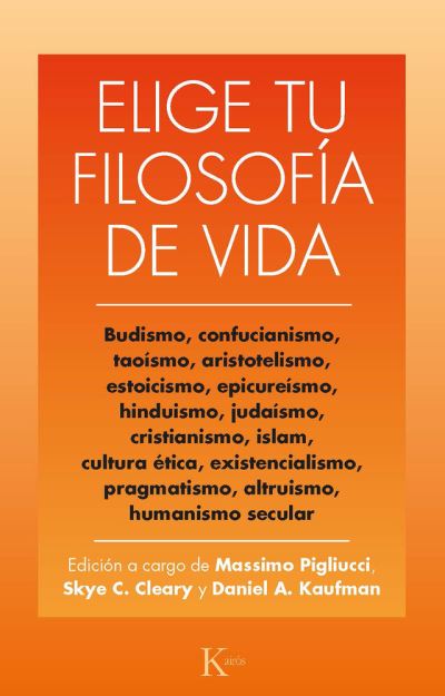 Cover for Massimo Pigliucci · Elige tu filosof?a de vida (N/A) (2022)