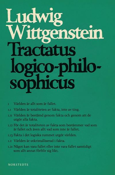 Cover for Ludwig Wittgenstein · Norstedts Klassiker: Tractatus logico-philosophicus (Bound Book) (2014)