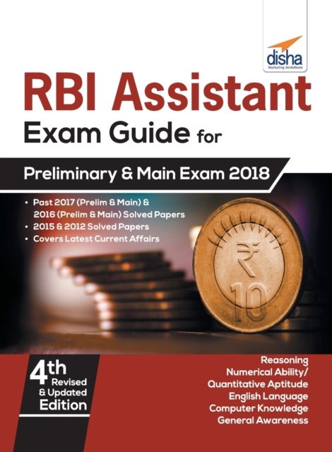 Cover for Disha Experts · RBI Assistants Exam Guide for Preliminary &amp; Main Exam 4th Edition (Paperback Book) (2018)