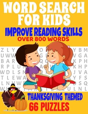 Cover for Tm Lee Press · Word Search for Kids Improve Reading Skills Over 800 Words Thanksgiving Themed 66 Puzzles (Pocketbok) (2020)