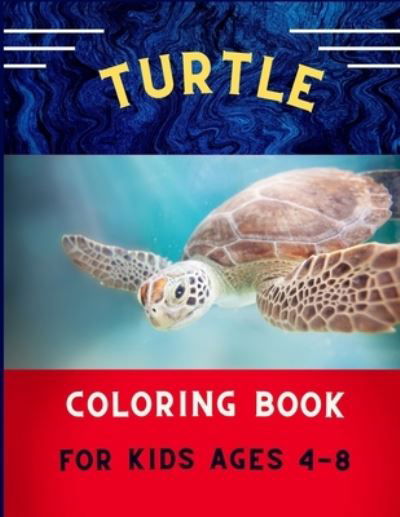 Cover for Abc Publishing House · Turtle coloring book for kids ages 4-8 (Pocketbok) (2020)