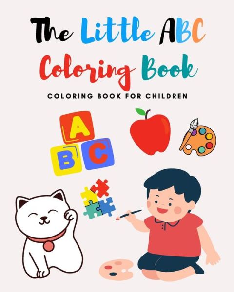 Cover for Ossama Art · The Little ABC Coloring Book, Children's Coloring Books (Paperback Book) (2020)