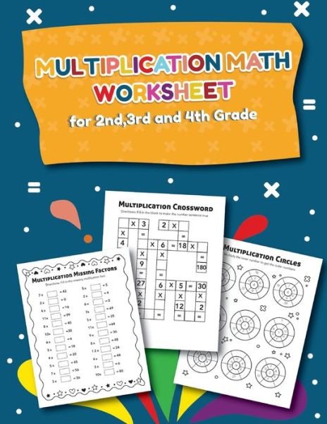 Cover for Teaching Little Hands Press · Multiplication Math Worksheet for 2nd, 3rd and 4th Grade (Paperback Book) (2020)