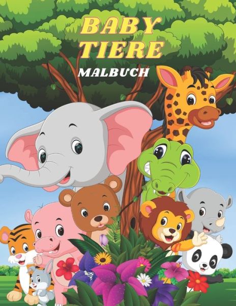 Cover for Jasmin Jung · Baby Tiere - Malbuch (Paperback Book) (2020)