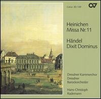 Mass 11 / Dixit Dominus - Heinichen / Handel / Rademann / Dresden Baroque - Musik - Carus - 0409350831492 - 25 september 2001