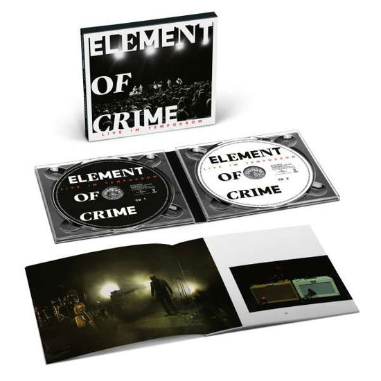 Cover for Element of Crime · Element of Crime:Live im Tempodrom (Buch) [Deluxe edition] (2019)