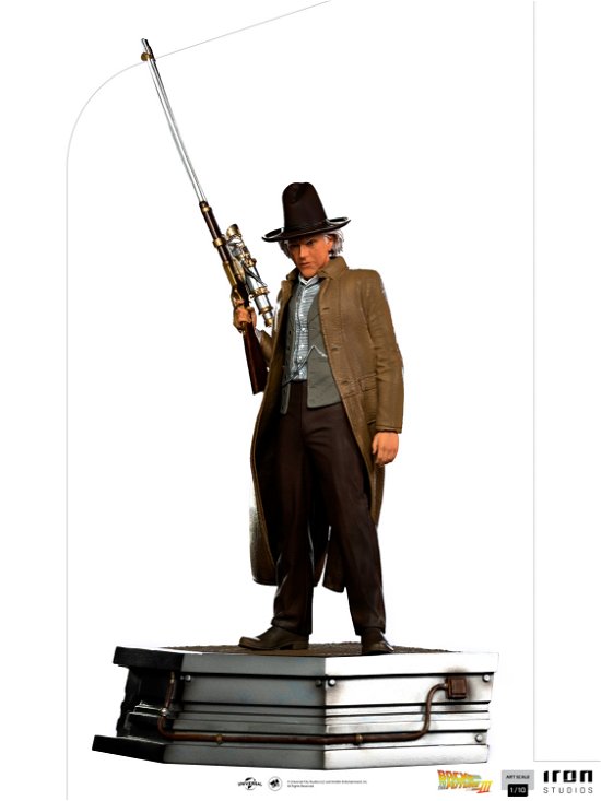 Back To The Future 3 - Doc Brown - Statuette 1/10 - Figurine - Merchandise - IRON STUDIO - 0609963129492 - February 20, 2023