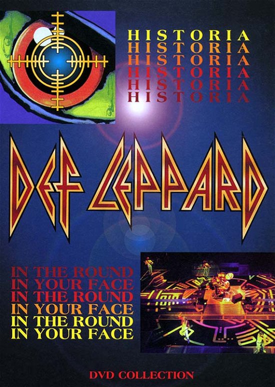 Historia / in the Round in Your Face / (Dol) - Def Leppard - Filmy - Mercury Records - 0731458663492 - 26 lutego 2002