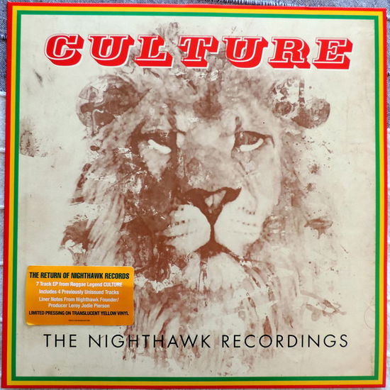 Nighthawk Recordings - Culture - Musik - OMNIVORE RECORDINGS - 0816651017492 - 13. april 2019