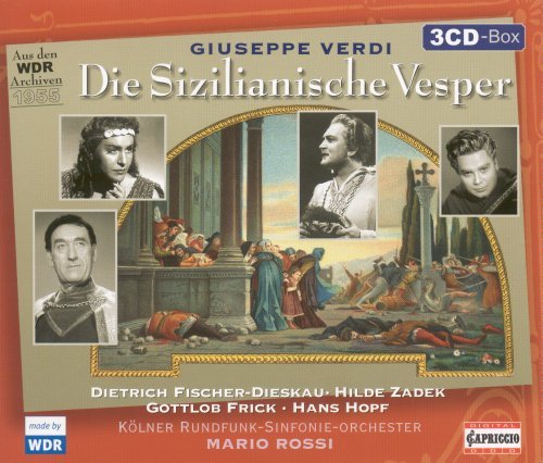 Vespri Siciliani - Verdi / Cologne Radio Sym Orch / Firchow - Musik - CAP - 0845221005492 - 2001