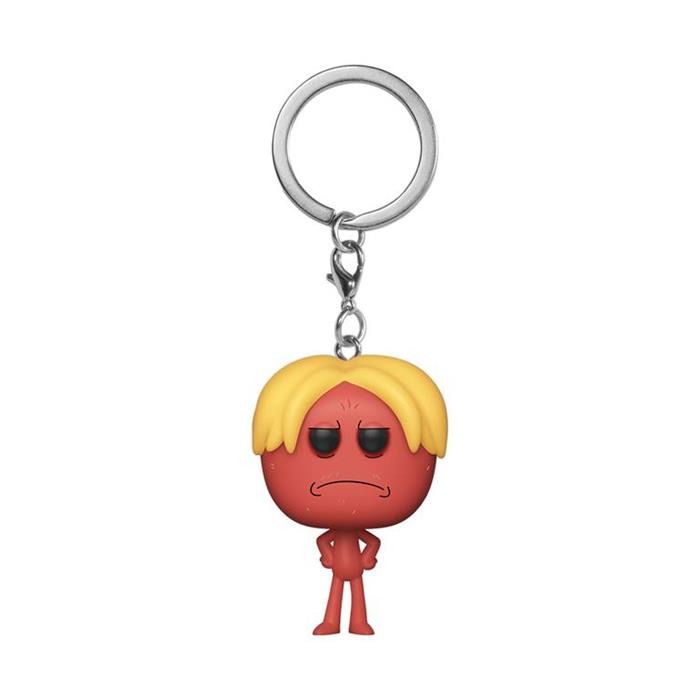 rick and morty pop keychain