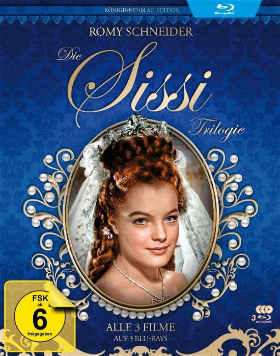 Cover for Romy Schneider · Sissi Trilogie-königinnenbl (Blu-ray) [Königinnenblau edition] (2017)