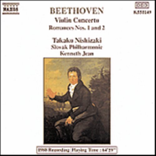 Violin Concerto Romances - Ludwig Van Beethoven - Musikk - NAXOS - 4891030501492 - 28. november 1991